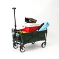 thumbnail image 3 of Seina Chariot Utilitaire Extérieur Compact Robuste Capacité 150 Livres, Vert (3 Pack), 3 of 8