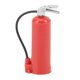 thumbnail image 1 of RC Fire Extinguisher Lifelike Decorative Plastic Simulation Fire Extinguisher for AXIAL SCX24 1/18 1/24 RC Cars Red, 1 of 4