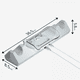 thumbnail image 5 of Base de carga para Meta Quest 3S, estación de carga magnética para casco y mandos Quest 3/3S VR, con 2 baterías recargables, cargador USB-C y cable, indicador LED, 5 of 6