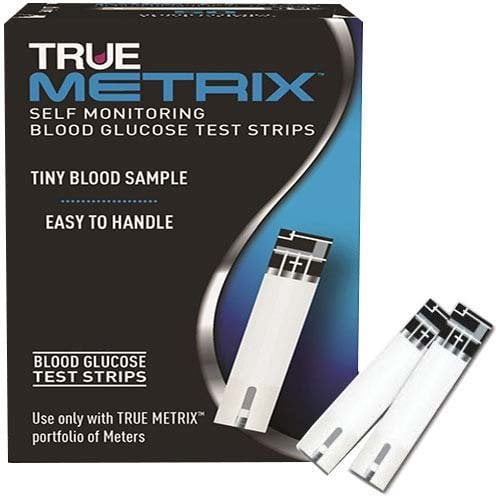 True Metrix Self Monitoring Blood Glucose Test Strip 100 count Each