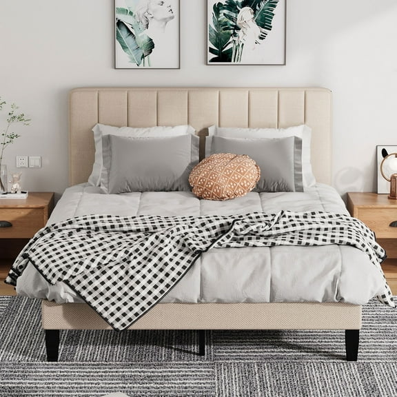 Jarenie Orthopedic Queen Size Mattress with Memory Foam and Pillow Top Coils
