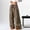 Brown, variant on Women's Palazzo Pants High Waist Fuzzy Leopard Print Baggy Casual Long Trousers Pants for Women Brown M