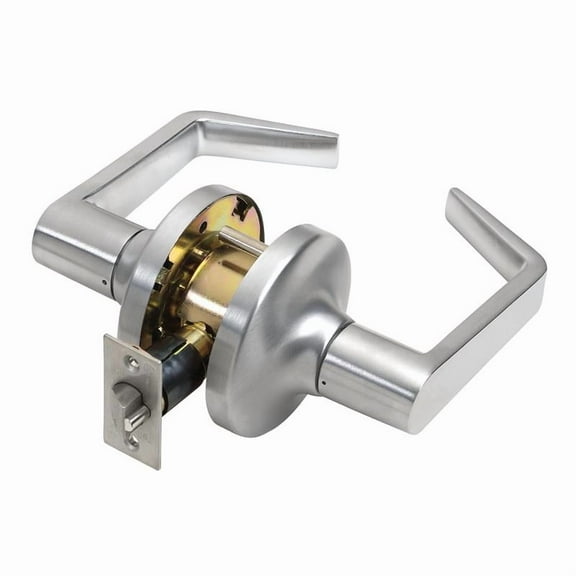 Tell Cortland Satin Chrome Passage Lockset 2 in.