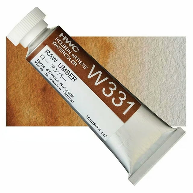 Holbein Acuarelas Profesionales para Artistas, Tubo de 15ml, Ideal para Pintores, Aficionados, Principiantes y Estudiantes, A-W331