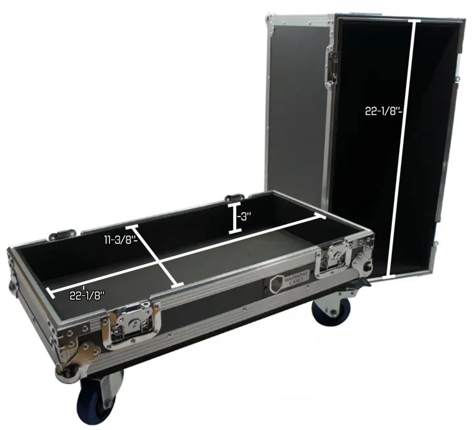 Harmony HCGC212C Universal 1X12 Electric Guitar Combo Amp Rolling Flight Case