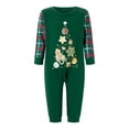 thumbnail image 2 of EYIIYE Family Matching Christmas Pajamas, Baby Romper/Dog Clothes/Star Snowflake Ball Print Tops and Pants Sleepwear Set, 2 of 10