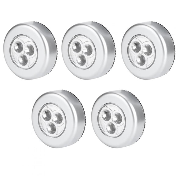 Tap Lights LED Push Lights Stick on Lights Portable Under Cabinet Lighting Battery Operated Wireless Kitchen Closet Counter Night Lights 5 Pack