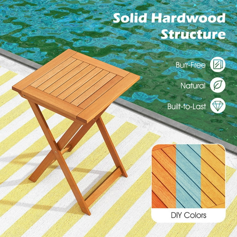 YYAo Small Single Table, Waterproof Outside Table, Modern