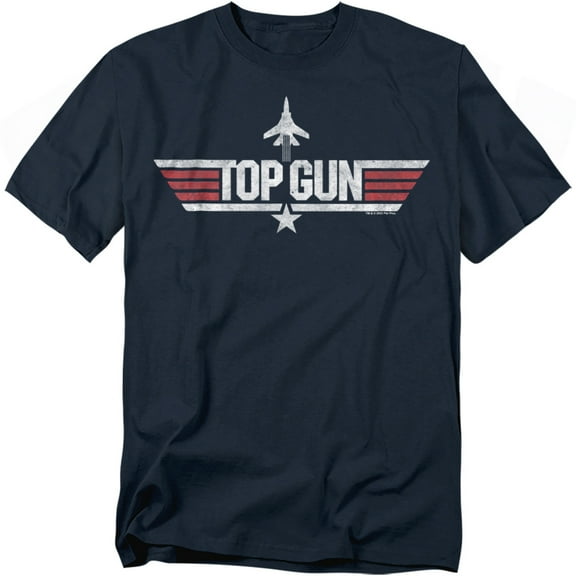 Top Gun T-Shirt Logo Navy Unisex Graphic Tee for Men & Women