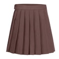 thumbnail image 2 of Fsqjgq Pencil Skirt Boho Skirts for Women Jean Skirt Falda Womens White Skirt Japanese Pleated Skirt Pleated Skirt Cute Ruffle Skirt Mini Comfortable Fashion Casual Beautiful Plain Color M, 2 of 4
