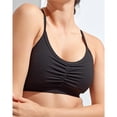 thumbnail image 4 of TriDri Womens Ruched Medium Impact Sports Bra, 4 of 5