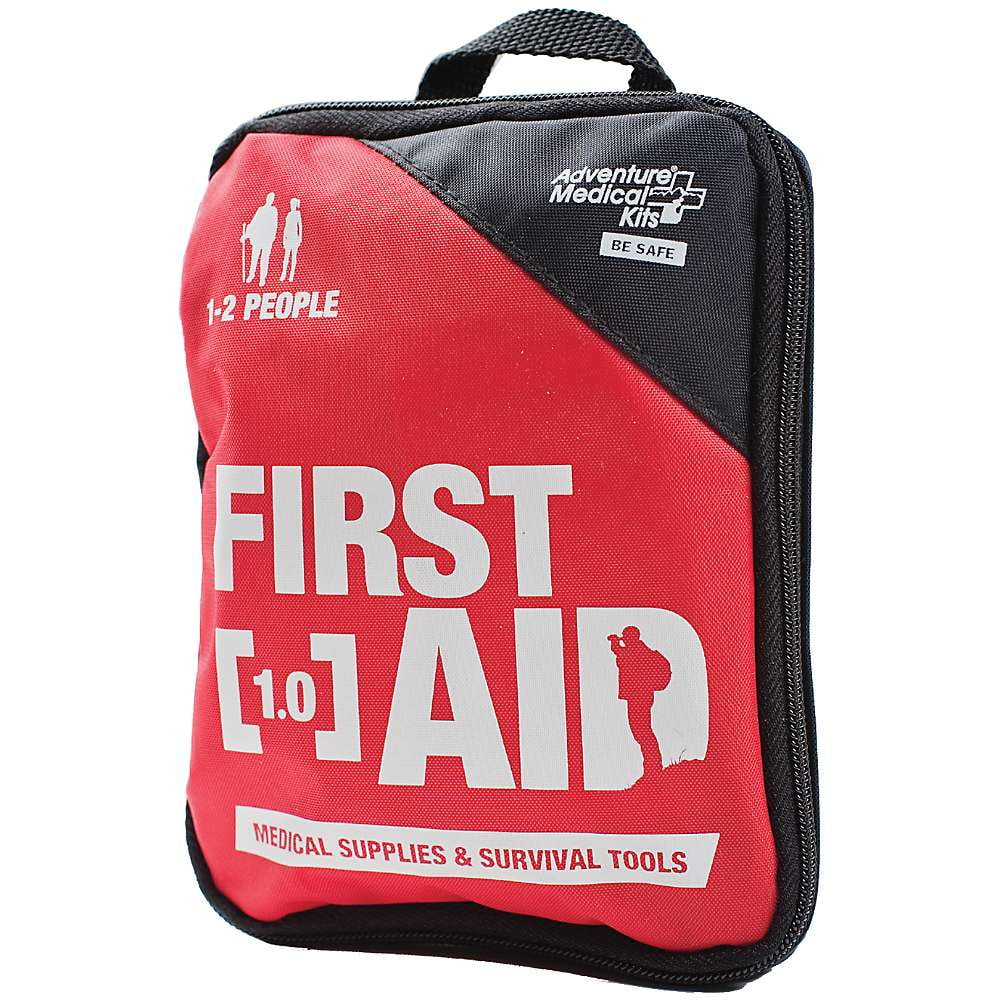 Adventure Medical Kits Adventure First Aid Kit 1.0, 49 Piece Emergency Kit For Campers, Day Hikers