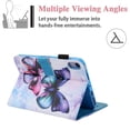 thumbnail image 5 of Allytech Smart Case for iPad Mini 6th Gen 2021(8.3 inch), iPad Mini 6 Case with Pen Holder, Slim Multi-Angle Viewing Stand Auto Sleep Wake Card Slots Protective Case for iPad Mini 6, Big Butterfly, 5 of 7