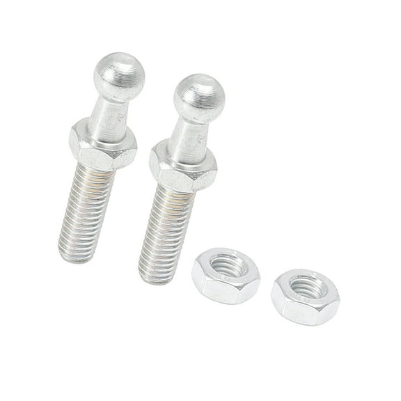 Unique Bargains 2 Set 10mm M8x25mm Car Gas Strut Ball Stud for Gas Struts Shocks Silver