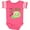 Football Pink and White, variant on Im a Turtle-ly Amazing Girl Cute Turtle Girls Baby Bodysuit