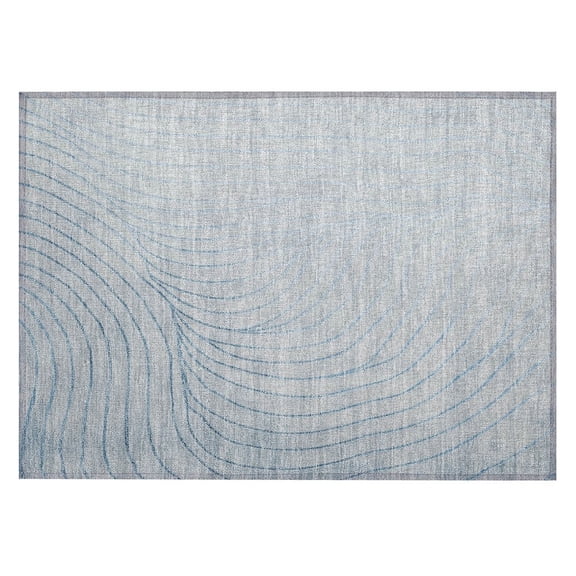 Dalyn Rugs Machine Washable Indoor/Outdoor Chantille ACN2107 Sky 1'8" x 2'6" Rug