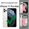 thumbnail image 2 of Phone Case Compatible for iPhone 11 Pro Max 6.5 Inch, Slim Fit Cases Soft TPU Bumper Protective Cover, Black, 2 of 10