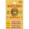 Burt's Bees 100% Natural Moisturizing Lip Balm with Beeswax, 2 Tubes