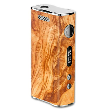 Skin Decal For Eleaf Istick 100W Vape Mod / Marble Wood Design Cherry (Best Tank For Istick Tc40w)