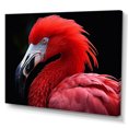 thumbnail image 2 of Designart "Flamingos In Blush I" Animals Flamingo Canvas Wall Art, 2 of 7