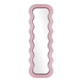 thumbnail image 1 of Espejo pedestalSmartdeco ondas color rosa, 1 of 4