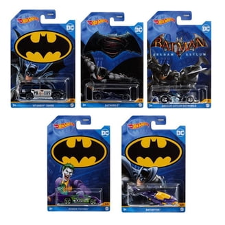 Hot Wheels 1:64 Scale Batman-Themed Toy Vehicles, Set of 10