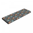 thumbnail image 1 of Adventure Nursery Bench Pad, Abstract Illustration of Forest Habitants Fluffy Foxes and Dandelions, HR Foam Cushion with Decorative Fabric Cover, 45" x 15" x 2", Multicolor, by Ambesonne, 1 of 3