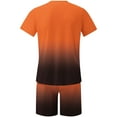 thumbnail image 4 of Fanxing Mens Short Sets 2 Piece Outfits Big & Tall Summer Sets Fashion Tie Dye Tracksuits Plus Short Sleeve Shirt and Shorts Jogging Set, 4 of 6