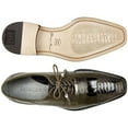 thumbnail image 2 of Belvedere Mens Shoes Batta Olive Genuine Ostrich Lace Up 14006, 2 of 5