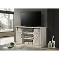 thumbnail image 4 of Asher Dusty Gray Wood Finish 54" Wide TV Stand with Sliding Doors, 4 of 6