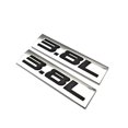 2X Metal 2.5L Car Emblem Door Fedner Sticker Premium Sport Turbo 3D 2.5
