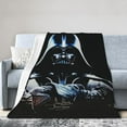 thumbnail image 7 of Ultra-Soft Micro Fleece Warm Darth Vader Blanket Throw Fluffy Fleece Blanket Decorative Quilt Four Seasons Lightweight For Couch Sofa Travel Camping Office 40"X30", 7 of 7