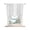 Gray, White, variant on Pink Striped Tie Up Curtains for Small Windows,Adjustable Rod Pocket Valance 45 Inch Short, Farmhouse Thin Vertical Stripes Modern Window Treatment Balloon Roman Blind Shade, 34" x 45"