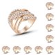 thumbnail image 1 of Jumpingount Niñas aleación cristal anillo fecha boda novia moda arte nudillo joyería cumpleaños aniversario mujer regalo tamaño 7 Type1 NO1 Jumpingount CBP224977, 1 of 5