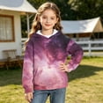 thumbnail image 4 of Enjoytime Hoodies for Girls Printed Long Sleeve Pullover Sweatshirt Fall Winter Fashion Casual Kids Clothes with Pocket, 4 of 7
