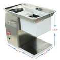 thumbnail image 4 of INTBUYING Meat Cutter Slicer Grinder Commercial Steak Beef Pork Cuts QX without Blade, 4 of 7