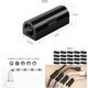 thumbnail image 5 of 20 clips adhesivos para cables de escritorio, cable de alimentación, cable de carga USB, cargadores, cable de audio, clips para cables, soporte para cables de 3,3 x 1,25 (negro), 5 of 5