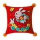 thumbnail image 5 of Funda de almohada de año Nuevo chino, funda de almohada decorativa creativa, funda de almohada bordada, funda de cojín para sala de estar, coche, Estilo A, 5 of 9