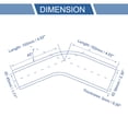 thumbnail image 3 of Ofertas Únicas 1 pieza Manguera de Silicona Azul para Coche Universal 45-60mm 1.77"-2.36" ID 102mm 4.02" Longitud 45°, 3 of 7
