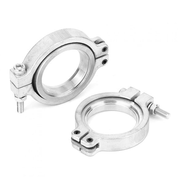 V Band Flang Wastegate V Band Flang Wastegate V Band Clamp Kit Wastegate V Band Clamp Set 1.7in Wastegate V Band Flang Clamp Kit Set Practical Accessory Replacement