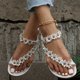 thumbnail image 1 of Sandalias de verano para mujer, sandalias informales para mujer, sandalias de playa romanas Wmkox8yii  nm10500, 1 of 3