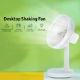 thumbnail image 2 of F6 Fan Stand Desktop Shaking Ventilador de carga Regulación de velocidad de pulsación de tecla, 2 of 8