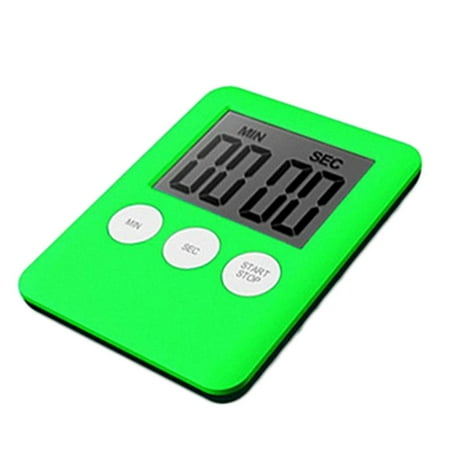 

Digital Kitchen Timer Simple Cooking Timer Count Up Functions Large Display for Workout Yoga Green