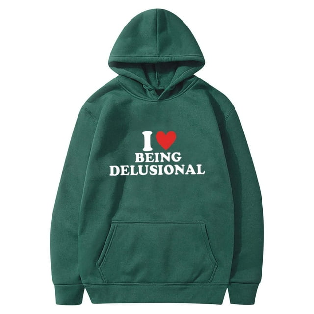 DPTALR Manteau Chandail à Capuche en Molleton à Poche à Imprimé pour Couple de la Saint-Valentin