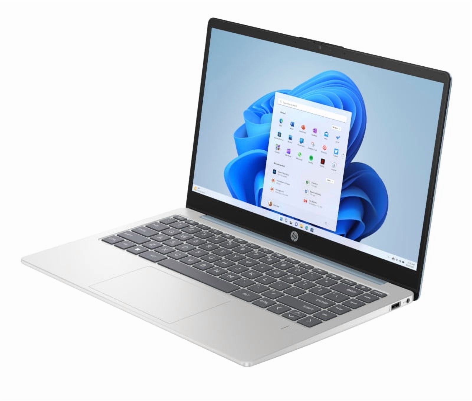 HP 14 inch HD Windows Laptop AMD Athlon 7120 4GB RAM 128GB SSD Moonlight Blue