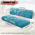 thumbnail image 7 of Uorisanigo UTV Bench Seat Cover Set for Kawasaki Mule 3000 3010 3020 & Kawasaki Mule 4010 4x4 Hardwoods Green HD 2009 Boho Blue Turtle Covers Protection for UTV Seat Accessories Parts, 7 of 7