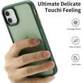 thumbnail image 6 of Strong Magnetic Case for iPhone 11 [Compatibilty with MagSafe] Protective Shockproof Cover Phone Case for iPhone 11 6.1" Translucent Green, 6 of 7