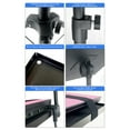 thumbnail image 3 of Mistaha Support de Sol Réglable 1,6 m pour Projecteur, Ordinateur Portable, Partitions - Trépied avec Réglage de la Hauteur - Pince pour Téléphone en Option et Plateau pour Souris - Ensemble Incluant Support, 3 of 6