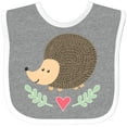 thumbnail image 3 of Inktastic Hedgehog Lover Girls Girls Baby Bib, 3 of 4