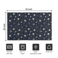 thumbnail image 5 of Dark Blue Moon Pattern Door Rugs,Washable Non Slip Door Mats Indoor,Decorative Door Mats,Entry Mat Indoor for Entrance,Bedroom,Kitchen,Bathroom,20"x32", 5 of 6